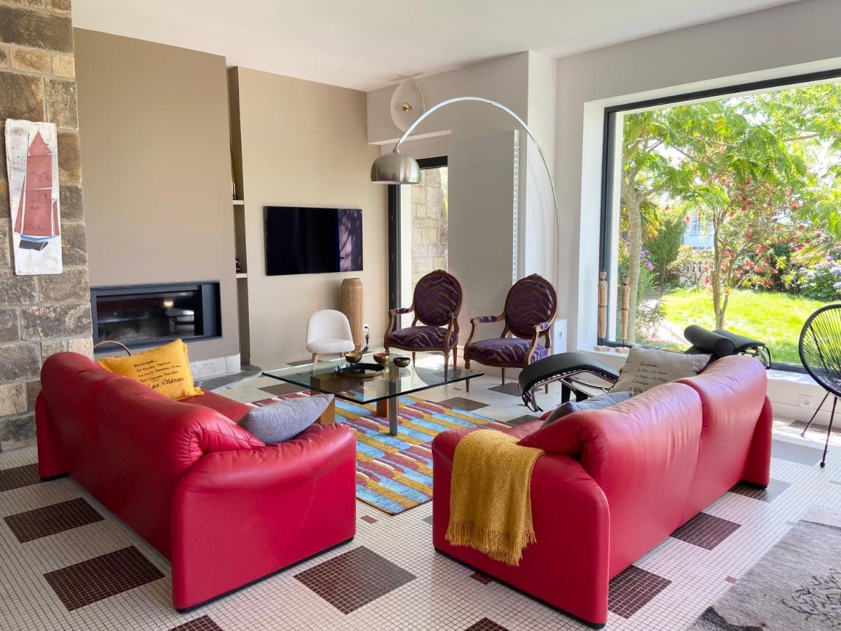 Superbe villa vue sur mer, corniche de la plage Bénodet Extérieur photo