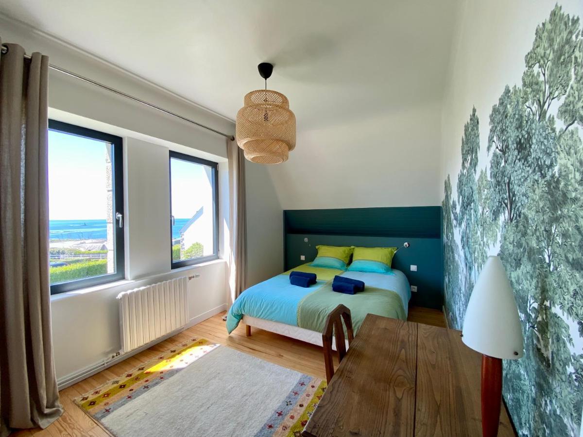 Superbe villa vue sur mer, corniche de la plage Bénodet Extérieur photo