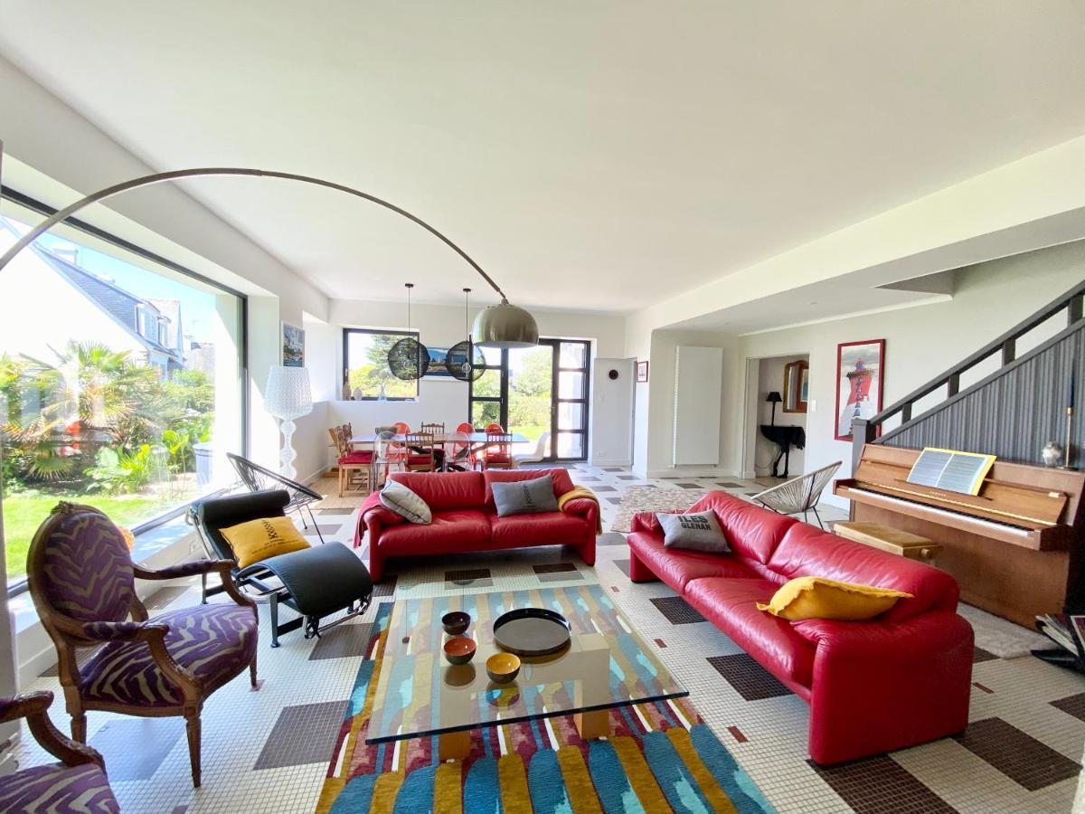Superbe villa vue sur mer, corniche de la plage Bénodet Extérieur photo