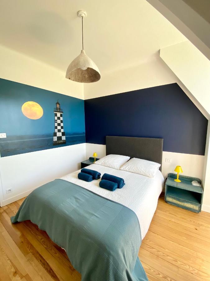 Superbe villa vue sur mer, corniche de la plage Bénodet Extérieur photo