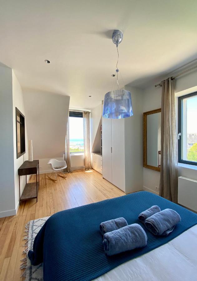Superbe villa vue sur mer, corniche de la plage Bénodet Extérieur photo